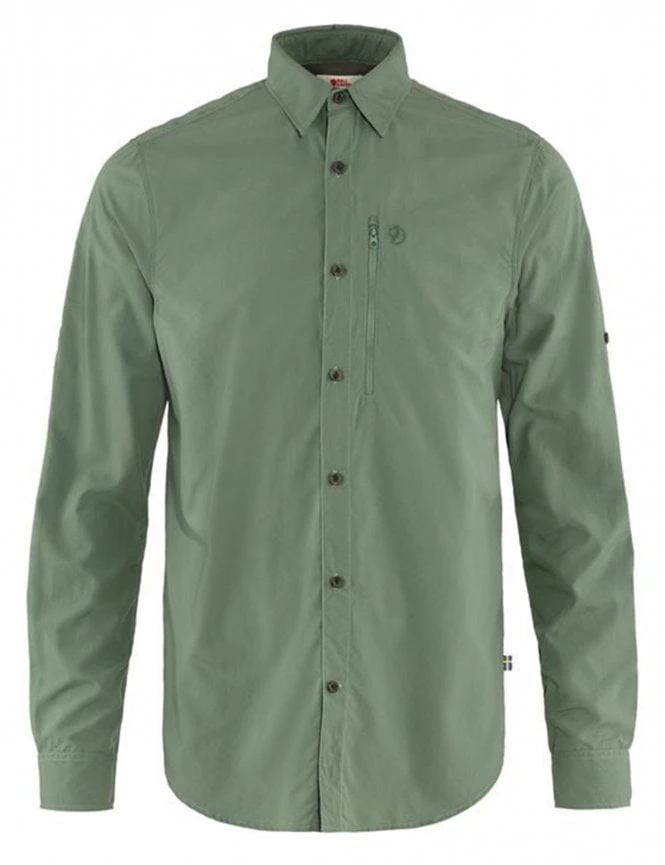 Abisko Hike Shirt - Patina Green Fjallraven Abisko Hike Shirt - Patina Green -FatBuddhaStore Clothing abisko hike shirt patina green p35187 116685 medium