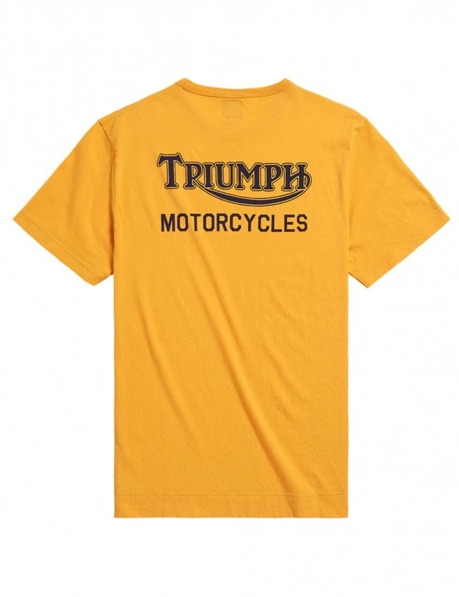 Adcote Tee - Old Gold/Indigo Adcote Tee - Old Gold/Indigo -FatBuddhaStore Clothing adcote tee old gold indigo p32831 111428 medium