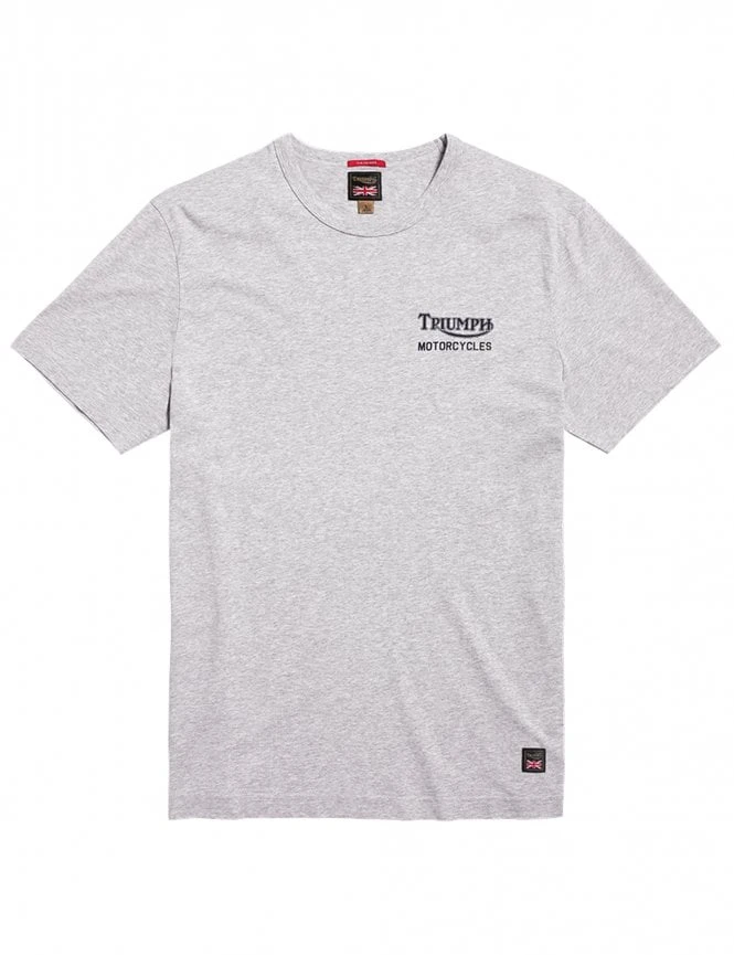Adcote Tee - Silver Marl Adcote Tee - Silver Marl -FatBuddhaStore Clothing adcote tee silver marl p31447 109964 medium