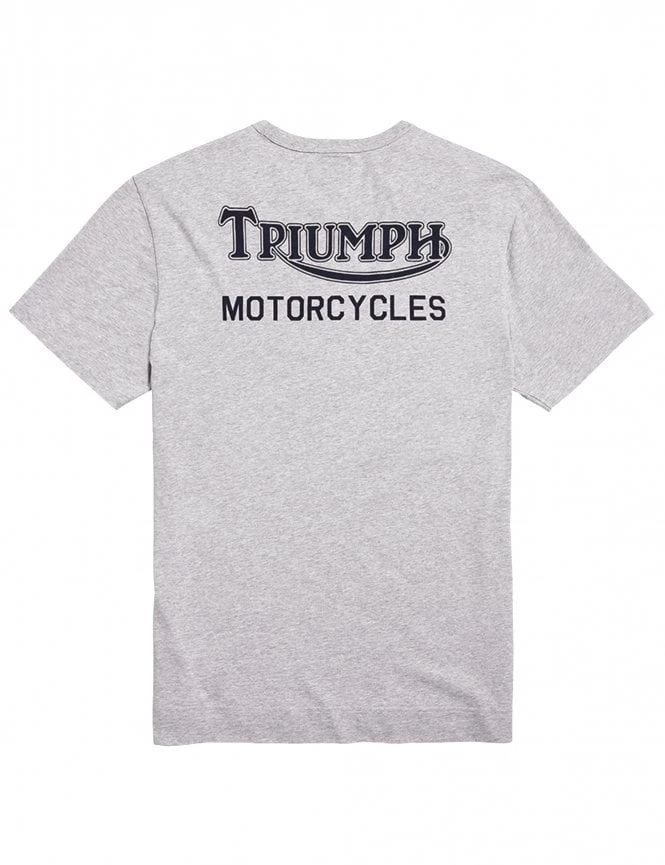 Adcote Tee - Silver Marl Adcote Tee - Silver Marl -FatBuddhaStore Clothing adcote tee silver marl p31447 109965 medium