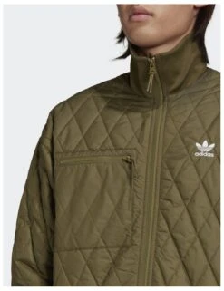 Adidas Originals Adicolor Classics Quilted Archive Jacket - Focus Olive 6 Adidas Originals Adicolor Classics Quilted Archive Jacket - Focus Olive -FatBuddhaStore Clothing adicolor classics quilted archive jacket focus olive p30754 106099 medium