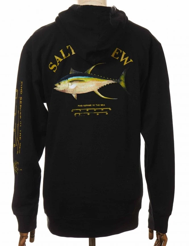 AHI Mount Hooded Sweat - Black Salty Crew AHI Mount Hooded Sweat - Black -FatBuddhaStore Clothing ahi mount hooded sweat black p28926 99567 medium