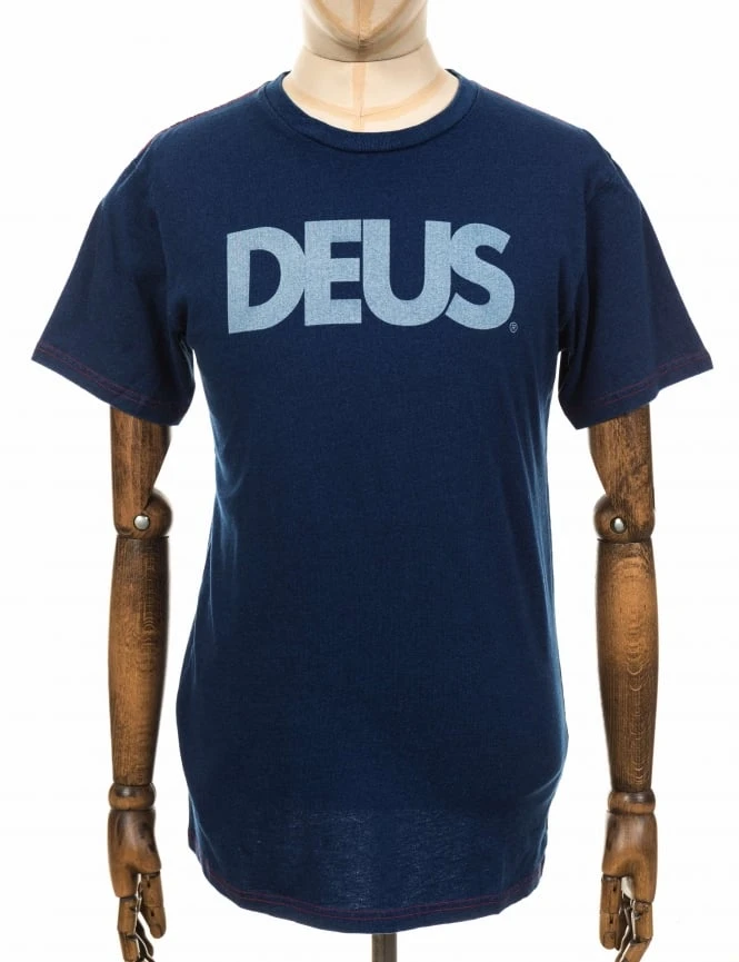 All Caps Indigo Tee - Dark Indigo Deus Ex Machina All Caps Indigo Tee - Dark Indigo -FatBuddhaStore Clothing all caps indigo tee dark indigo p20142 76134 medium