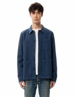 Nudie Jeans Barney Worker Jacket - Indigo Blue 4 Nudie Jeans Barney Worker Jacket - Indigo Blue -FatBuddhaStore Clothing barney worker jacket indigo blue p30960 106562 medium