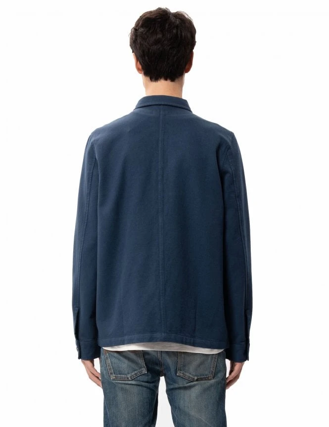 Barney Worker Jacket - Indigo Blue Nudie Jeans Barney Worker Jacket - Indigo Blue -FatBuddhaStore Clothing barney worker jacket indigo blue p30960 106563 medium