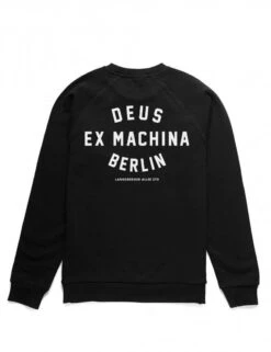 Deus Ex Machina Berlin Address Crew Sweat - Black