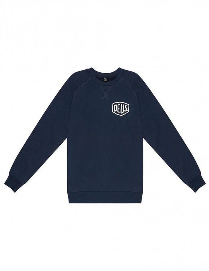 Biarritz Address Crew Sweat - Navy Deus Ex Machina Biarritz Address Crew Sweat - Navy -FatBuddhaStore Clothing biarritz address crew sweat navy p30943 106438 medium
