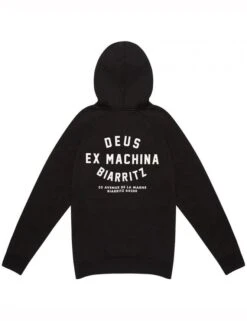 Deus Ex Machina Biarritz Address Hooded Sweat - Black