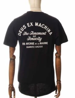 Deus Ex Machina Biarritz Address Pocket Tee - Black