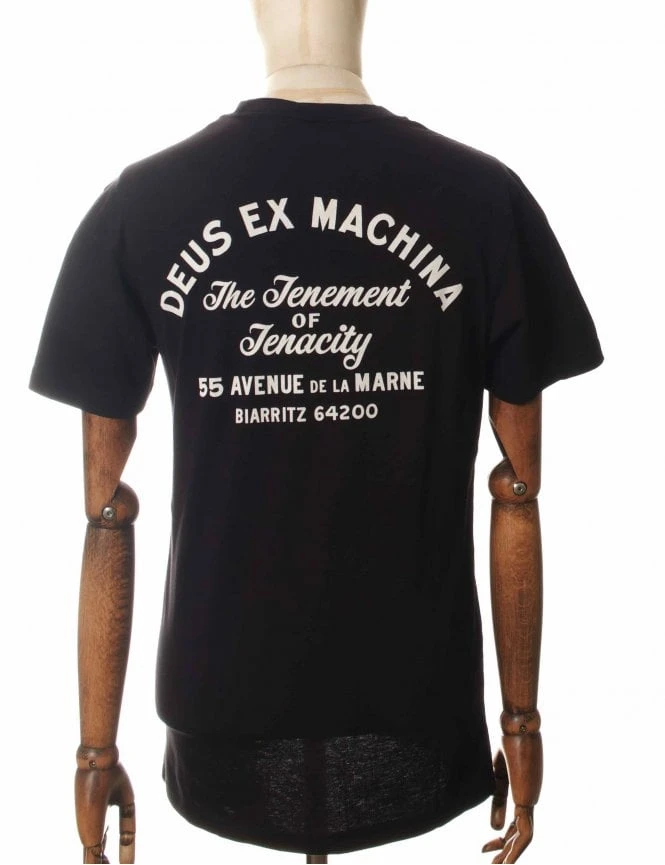 Biarritz Address Pocket Tee - Black Deus Ex Machina Biarritz Address Pocket Tee - Black -FatBuddhaStore Clothing biarritz address pocket tee black p30083 103616 medium
