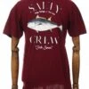 Salty Crew Big Blue Premium Tee - Burgundy
