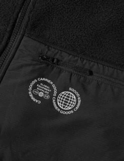 Borg Zip Fleece - Black 4 Borg Zip Fleece - Black -FatBuddhaStore Clothing borg zip fleece black p35243 118230 medium
