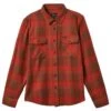 Brixton Bowery Flannel Shirt - Barn Red/Bison