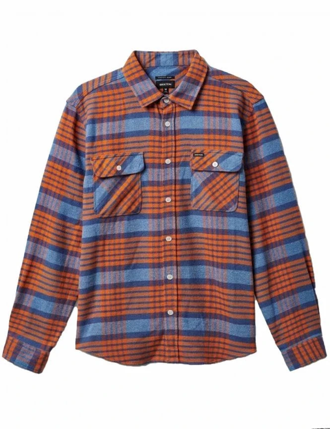 Bowery Flannel Shirt - Blue Heaven/Paradise Brixton Bowery Flannel Shirt - Blue Heaven/Paradise -FatBuddhaStore Clothing bowery flannel shirt blue heaven paradise p34952 123549 medium