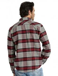 Brixton Bowery Flannel Shirt - Island Berry/Whitecap 4 Brixton Bowery Flannel Shirt - Island Berry/Whitecap -FatBuddhaStore Clothing bowery flannel shirt island berry whitecap p34953 123516 medium