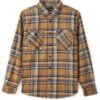 Brixton Bowery Flannel Shirt - Lion