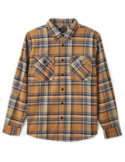 Brixton Bowery Flannel Shirt - Lion