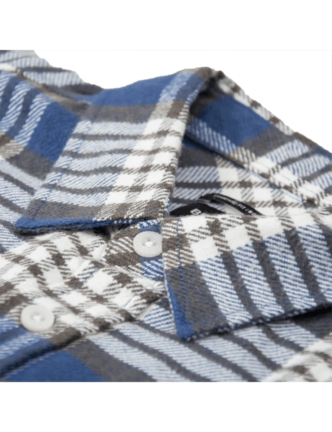 Bowery Flannel Shirt - Pacific Blue Brixton Bowery Flannel Shirt - Pacific Blue -FatBuddhaStore Clothing bowery flannel shirt pacific blue p34954 121628 medium