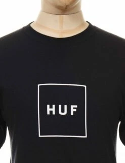 HUF Box Logo Tee - Black -FatBuddhaStore Clothing box logo tee black p29315 100640 medium