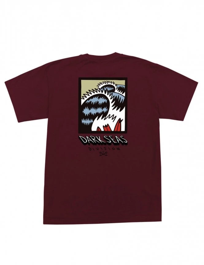 Breakout Tee - Burgundy Breakout Tee - Burgundy -FatBuddhaStore Clothing breakout tee burgundy p32575 111689 medium