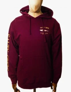 Salty Crew Bruce Hooded Sweat - Burgundy
