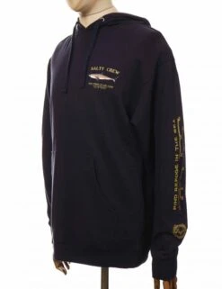 Salty Crew Bruce Hooded Sweat - Navy -FatBuddhaStore Clothing bruce hooded sweat navy p28927 99574 medium