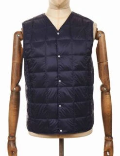 Button Down Vest - Navy