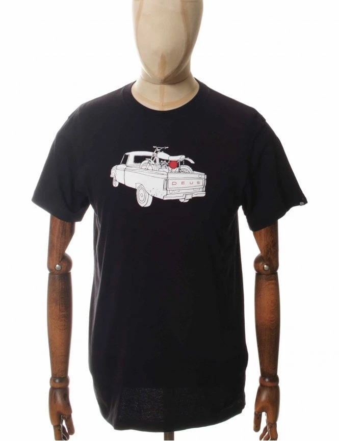 Carby Pickup Tee - Black Deus Ex Machina Carby Pickup Tee - Black -FatBuddhaStore Clothing carby pickup tee black p30077 103265 medium