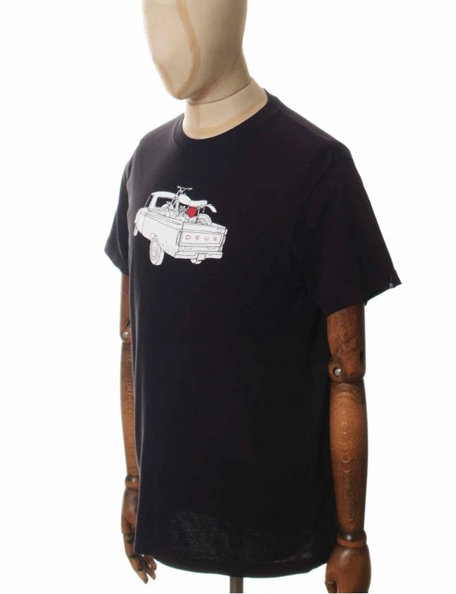 Carby Pickup Tee - Black Deus Ex Machina Carby Pickup Tee - Black -FatBuddhaStore Clothing carby pickup tee black p30077 103268 medium