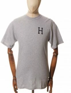 HUF Classic H Tee - Grey Heather