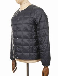 Crew Neck Button Down Jacket - Charcoal -FatBuddhaStore Clothing crew neck button down jacket charcoal p27464 95576 medium