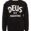 Deus Ex Machina Curvy Crew Sweat - Black -FatBuddhaStore Clothing curvy crew sweat black p21554 79180 medium