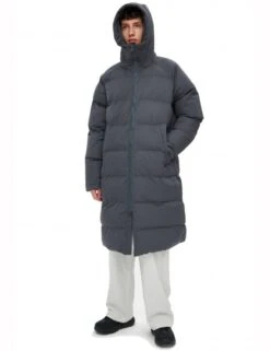 Down Jacket - Steel Black -FatBuddhaStore Clothing down jacket steel black p30740 106818 medium