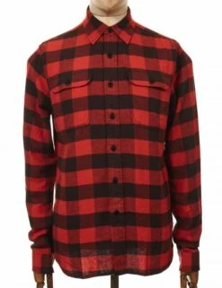 Dual Shock Shirt - Buffalo Gingham Red