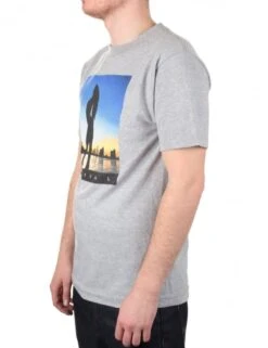 Dusk Tee - Heather Grey -FatBuddhaStore Clothing dusk tee heather grey p10571 40556 medium