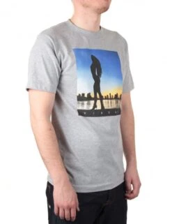 Dusk Tee - Heather Grey -FatBuddhaStore Clothing dusk tee heather grey p10571 40558 medium