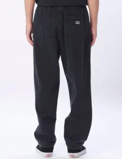 Obey Clothing Easy Denim Pant - Faded Black -FatBuddhaStore Clothing easy denim pant faded black p35645 121068 medium