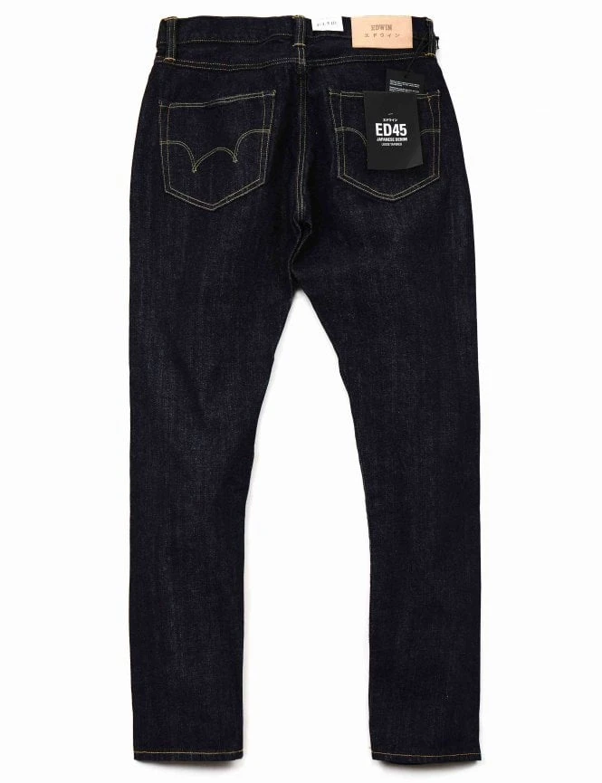 ED-45 Loose Tapered Red Selvedge Jeans - Blue Rinsed ED-45 Loose Tapered Red Selvedge Jeans - Blue Rinsed -FatBuddhaStore Clothing ed 45 loose tapered red selvedge jeans blue rinsed p27058 95784 medium