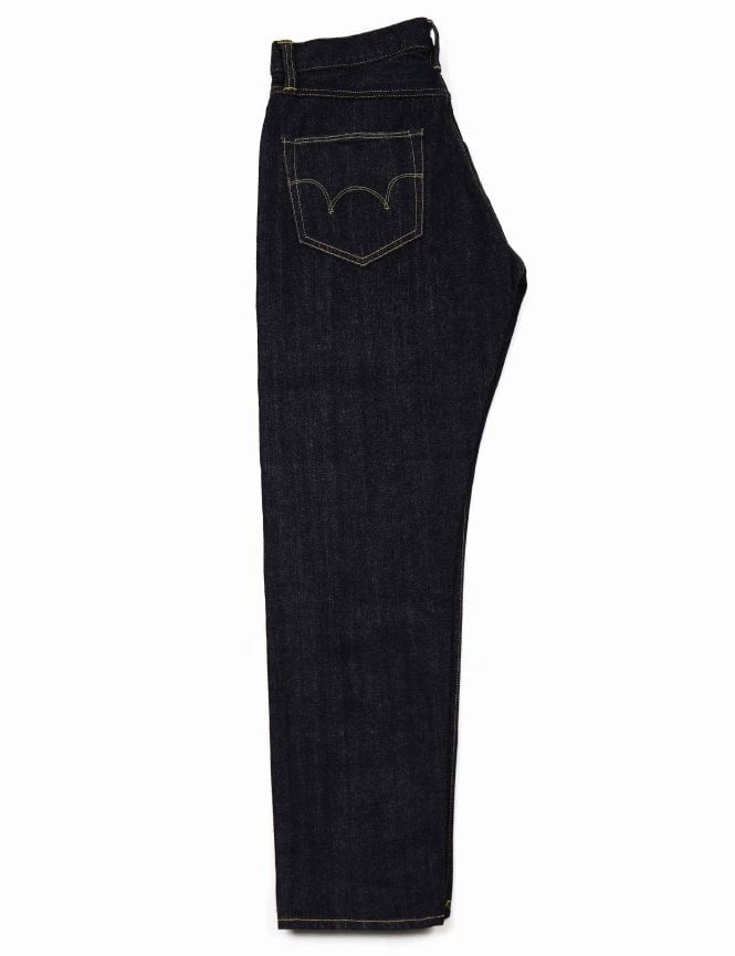 ED-45 Loose Tapered Red Selvedge Jeans - Blue Rinsed ED-45 Loose Tapered Red Selvedge Jeans - Blue Rinsed -FatBuddhaStore Clothing ed 45 loose tapered red selvedge jeans blue rinsed p27058 95785 medium