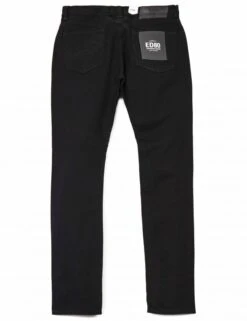 ED-80 Slim Tapered Selvedge Jeans- Black Rinsed 4 ED-80 Slim Tapered Selvedge Jeans- Black Rinsed -FatBuddhaStore Clothing ed 80 slim tapered selvedge jeans black rinsed p27830 98537 medium