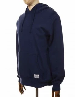 Ellerton Organic Hooded Sweat - Navy -FatBuddhaStore Clothing ellerton organic hooded sweat navy p29609 102011 medium
