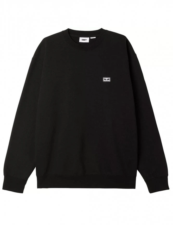 Established Works Eyes Crew Sweat - Black Obey Clothing Established Works Eyes Crew Sweat - Black -FatBuddhaStore Clothing established works eyes crew sweat black p34913 120932 medium