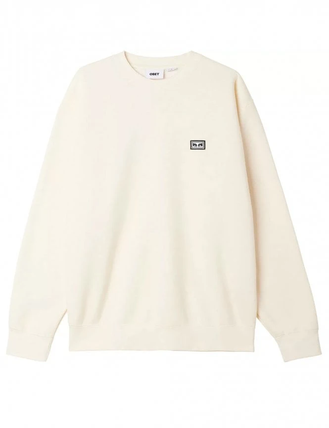 Established Works Eyes Crew Sweat - Unbleached Obey Clothing Established Works Eyes Crew Sweat - Unbleached -FatBuddhaStore Clothing established works eyes crew sweat unbleached p34912 120924 medium