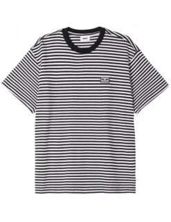 Obey Clothing Established Works Eyes Stripe Tee - Black/Multi