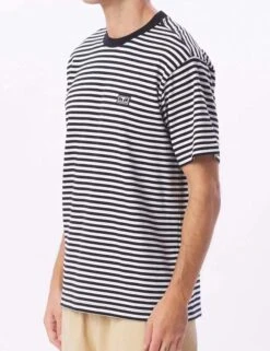 Obey Clothing Established Works Eyes Stripe Tee - Black/Multi 5 Obey Clothing Established Works Eyes Stripe Tee - Black/Multi -FatBuddhaStore Clothing established works eyes stripe tee black multi p35629 120942 medium