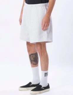 Obey Clothing Established Works Eyes Sweat Short - Ash Grey 4 Obey Clothing Established Works Eyes Sweat Short - Ash Grey -FatBuddhaStore Clothing established works eyes sweat short ash grey p35625 120971 medium