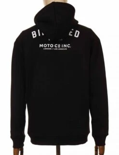 Estd Zip Hooded Sweat - Black/White 3 Estd Zip Hooded Sweat - Black/White -FatBuddhaStore Clothing estd zip hooded sweat black white p29363 101125 medium