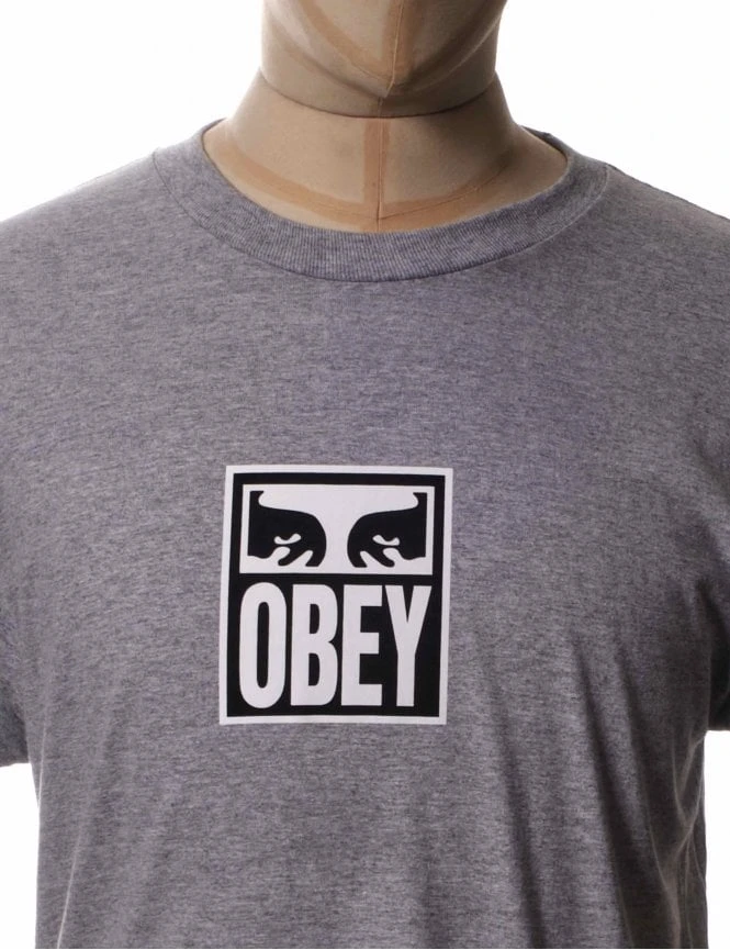 Eyes Icon 3 Tee - Grey Heather Obey Clothing Eyes Icon 3 Tee - Grey Heather -FatBuddhaStore Clothing eyes icon 3 tee grey heather p29874 102658 medium