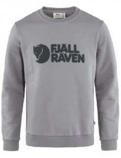Fjallraven Logo Crew Sweat - Flint Grey