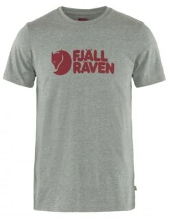 Best Seller 21 Fjallraven Logo Tee - Grey Melange